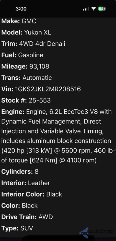 2021 GMC Yukon Xl Denali from USA, damaged, VIN 1GKS2JKL2MR208516